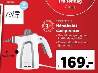 Håndholdt damprenser