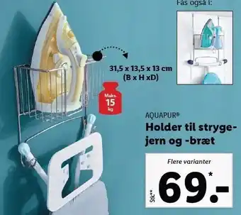 Lidl Holder til strygejern og -bræt tilbud