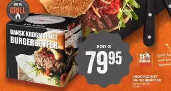 MENY Krogmodnet Burgerbøffer tilbud