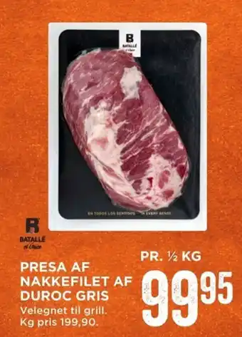 MENY Presa Af Nakkefilet Af Duroc Gris tilbud