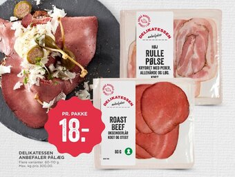 Delikatessen Anbefaler Pålæg