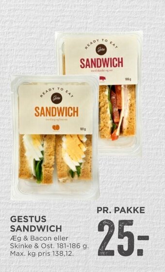 MENY Gestus Sandwich tilbud