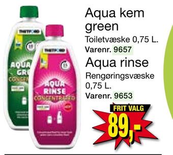 Harald Nyborg Aqua rinse tilbud