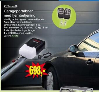 Harald Nyborg Garageportåbner med fjernbetjening tilbud