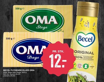 MENY Becel Flydende Eller oma tilbud