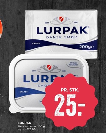MENY Lurpak tilbud