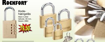 Harald Nyborg Rockfort hængelås tilbud