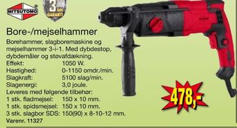 Harald Nyborg Mitsutomo borehammer tilbud