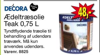 Harald Nyborg Decora træolie tilbud