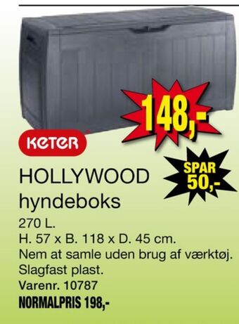Harald Nyborg Keter hyndeboks tilbud