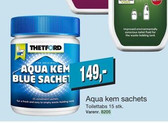 Harald Nyborg Aqua kem sachets tilbud