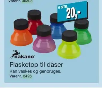 Nakano flasketop til dåser