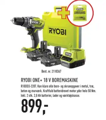 Johannes Fog Ryobi boremaskine tilbud