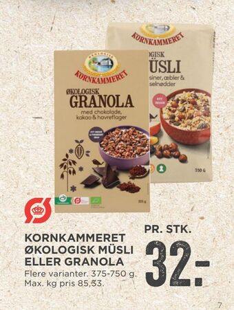 Kornkammeret økologisk müsli eller granola