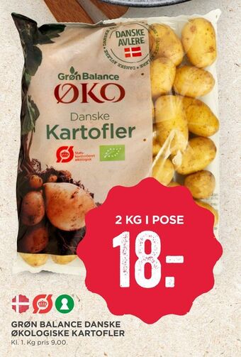 MENY Grøn balance danske økologiske kartofler tilbud
