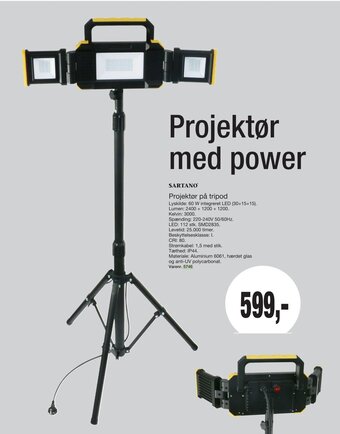 Harald Nyborg Projektor På Tripod tilbud