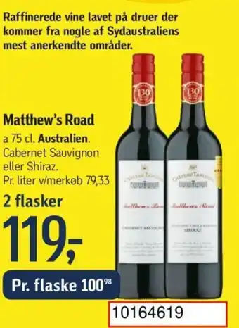 Føtex Matthew's Road tilbud