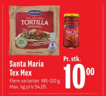 Min Købmand Santa maria taco sauce tilbud