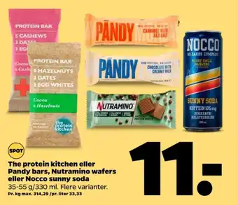 Netto The protein kitchen energibar tilbud