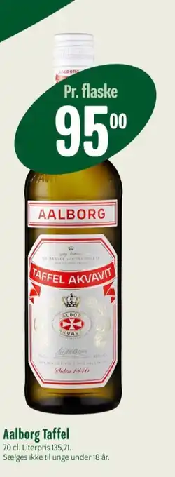 Taffel akvavit snaps