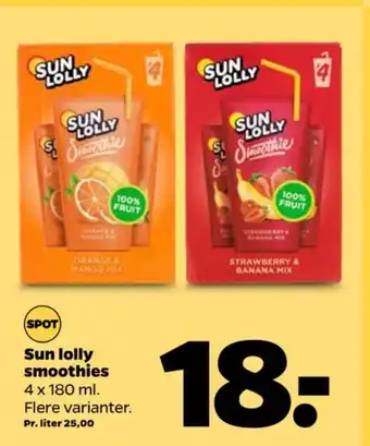Netto Sun lolly smoothie tilbud