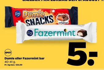 Netto Snacks chokoladebar tilbud
