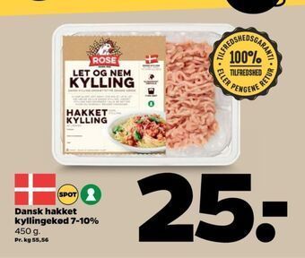 Netto Rose hakket kylling tilbud