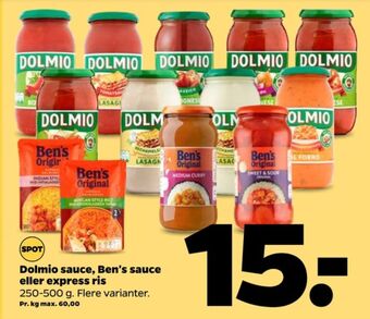 Netto Dolmio sauce flydende tilbud