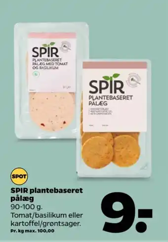 Netto Spir plantebaseret pålæg tomat & basilikum tilbud