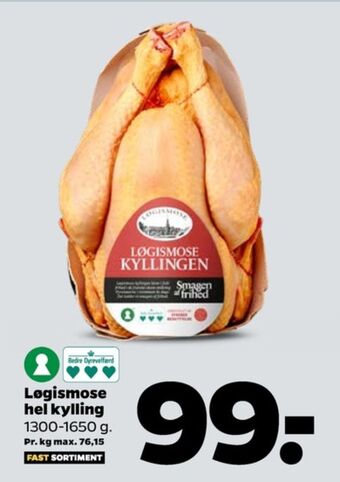 Netto Løgismose kylling tilbud