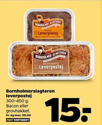 Bacon leverpostej