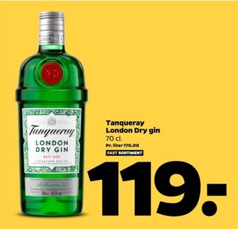 Netto London dry gin tilbud