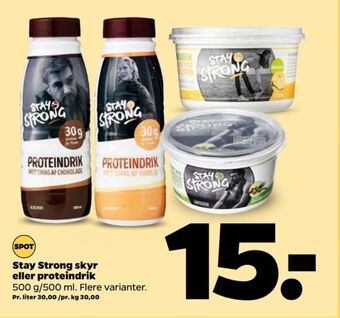 Netto Stay strong proteindrik chokolade tilbud