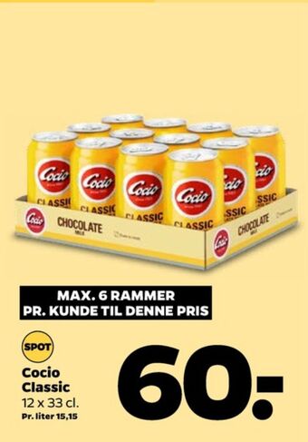 Netto Cocio chokolademælk tilbud