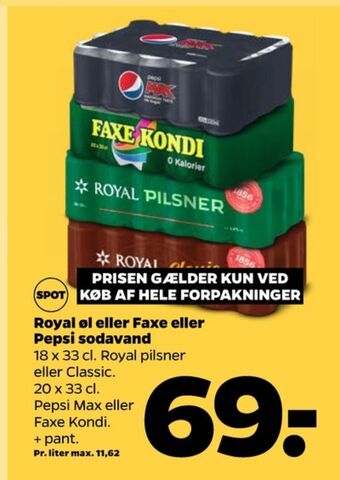 Netto Classic øl tilbud