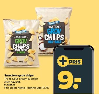 Netto Snaxters chips tilbud