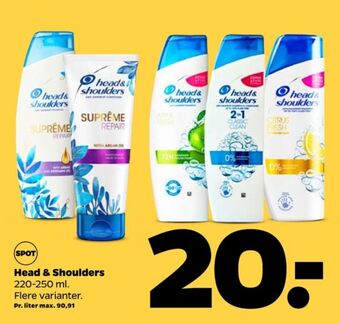 Netto Head&shoulders shampoo tilbud