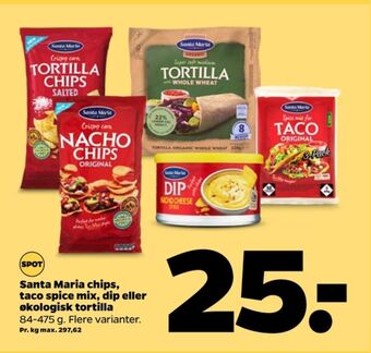 Netto Santa maria tortillachips tilbud
