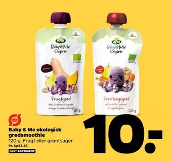 Netto Baby&me grød tilbud