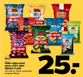 Netto Kims chips tilbud