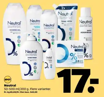 Neutral deo roll-on