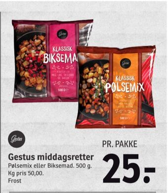 SPAR Gestus biksemad tilbud