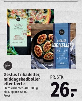 SPAR Gestus frikadeller tilbud
