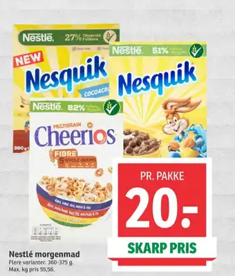Nesquik cocoacrush morgenmadsprodukt