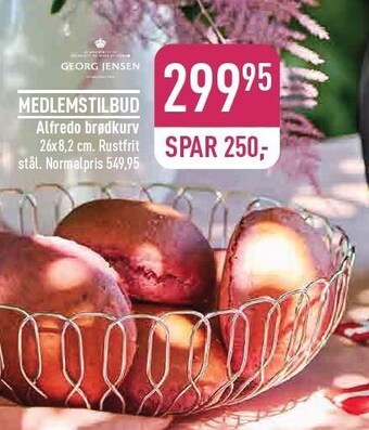 Imerco Alfredo brødkurv tilbud