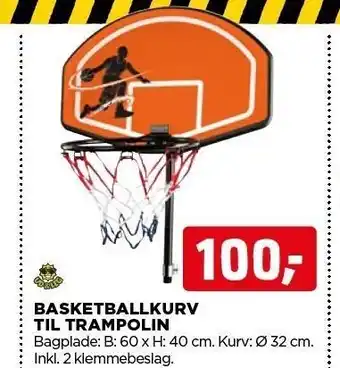 jem & fix Basketball kurv til trampolin tilbud