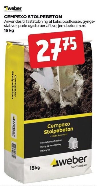 jem & fix Cempexo stolpebeton tilbud