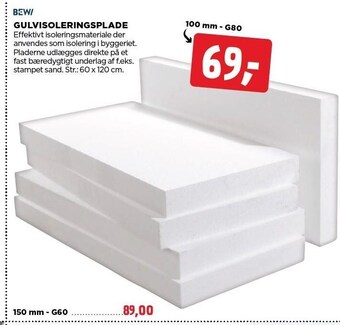Gulvisoleringsplade