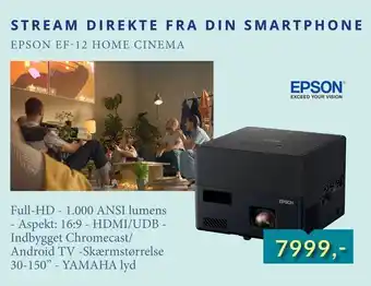 CBC Epson ef-12 home cinema tilbud