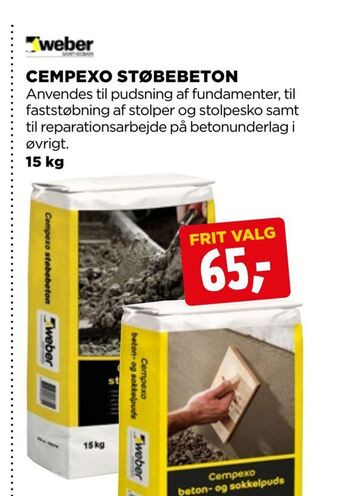 jem & fix Cempexo støbebeton tilbud